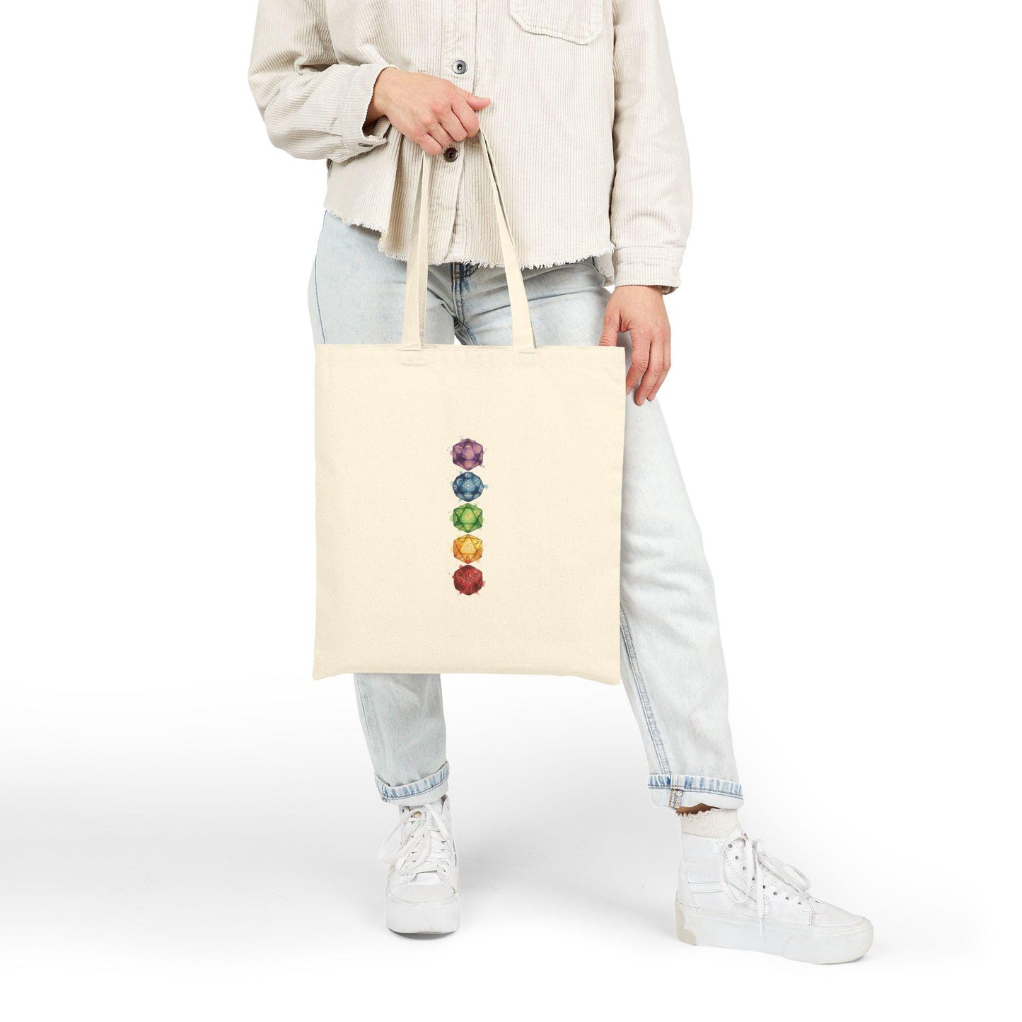 Seven Crystal Sigils Tote | Witchy Medieval Fantasy, Nerdcore parchment vibes