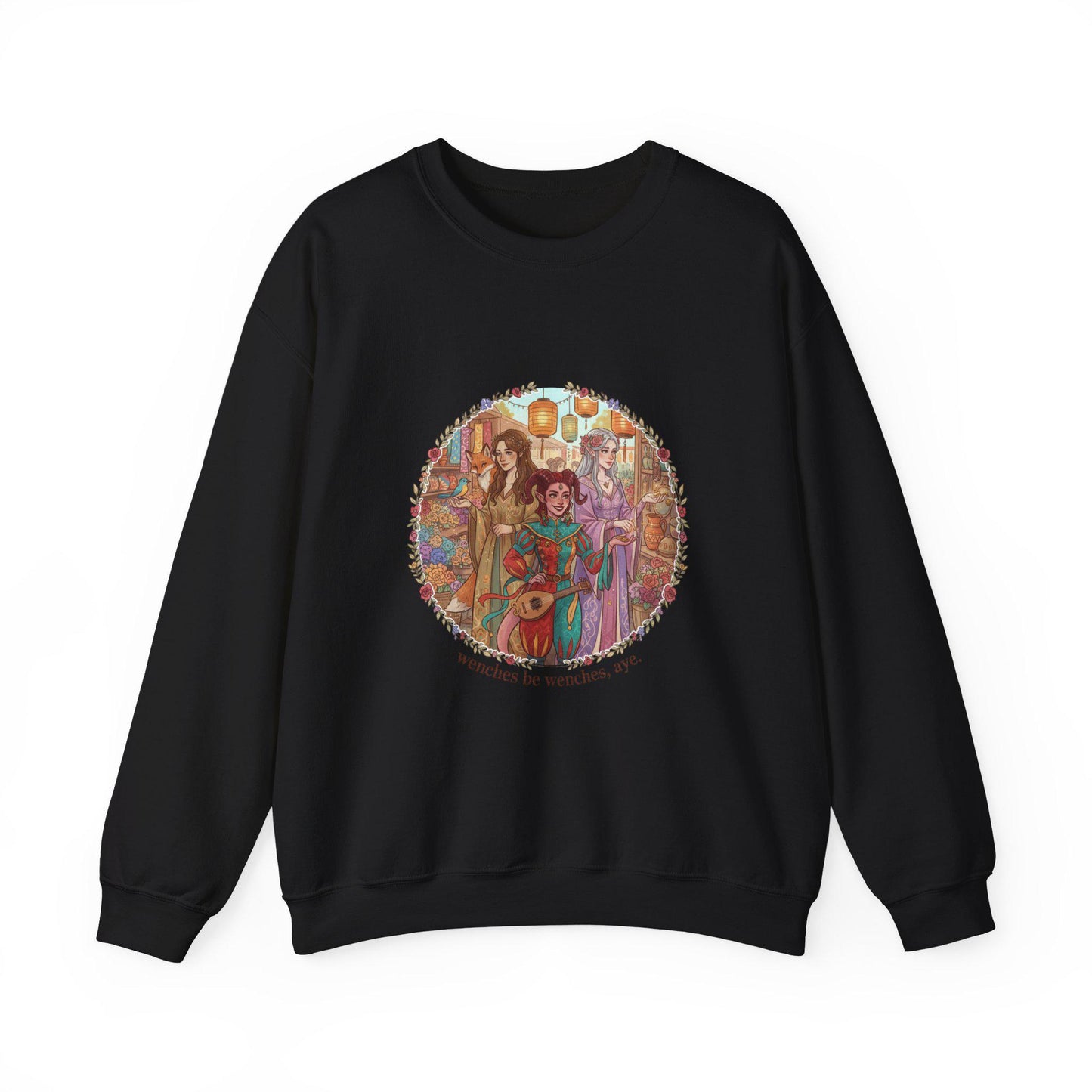 Olde Quest Proclamation Crewneck Sweatshirt | medieval humor, fantasy sarcastic tee