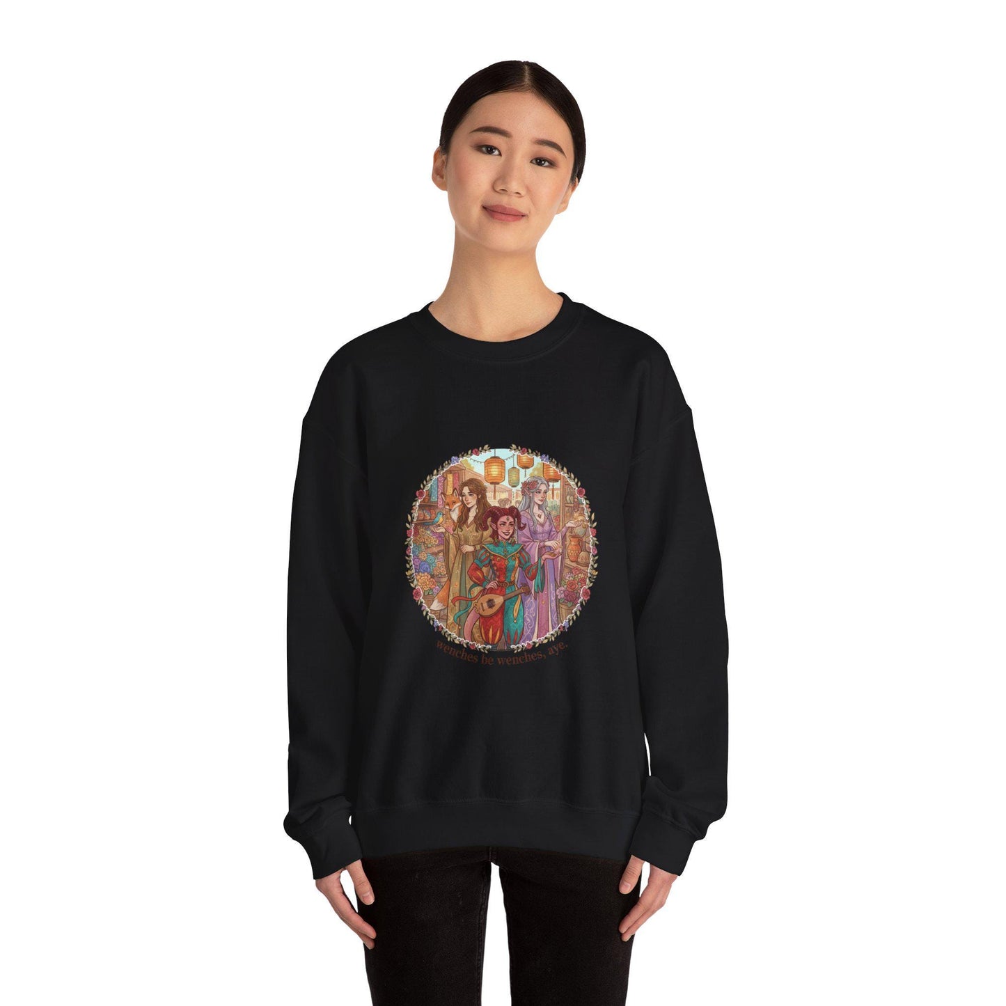 Olde Quest Proclamation Crewneck Sweatshirt | medieval humor, fantasy sarcastic tee