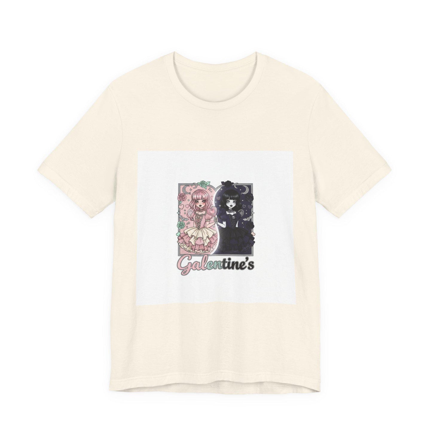 Galentine's Girly Goth Illustration Tee | Galentines T-Shirt