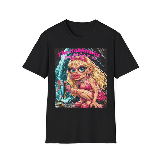 Grotesque Blonde Hobbit Girl T-Shirt | Horror Cute Fantasy Creature