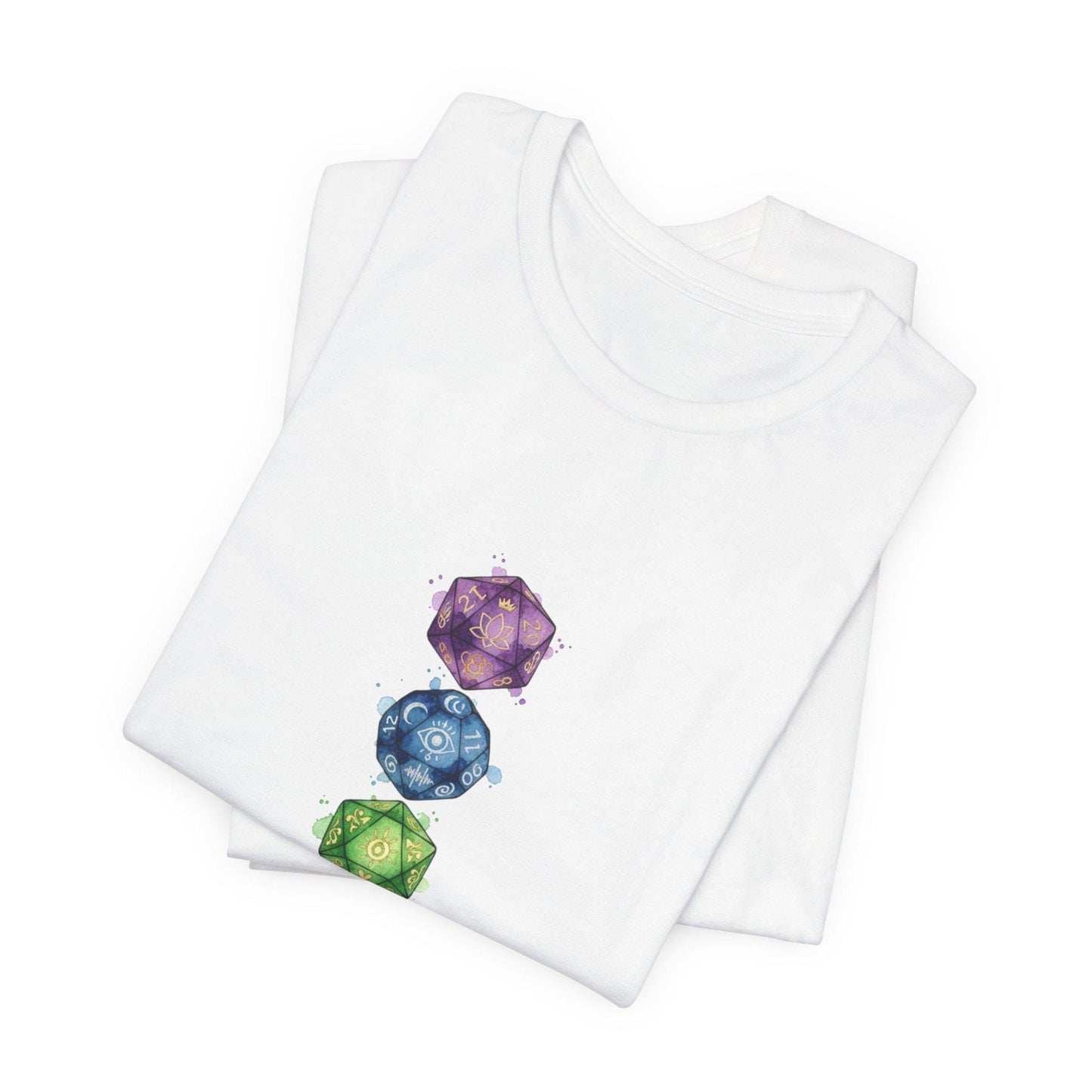 Chakra Crystals Tee | Witchy Medieval Fantasy, Faux-Medieval Typography Shirt