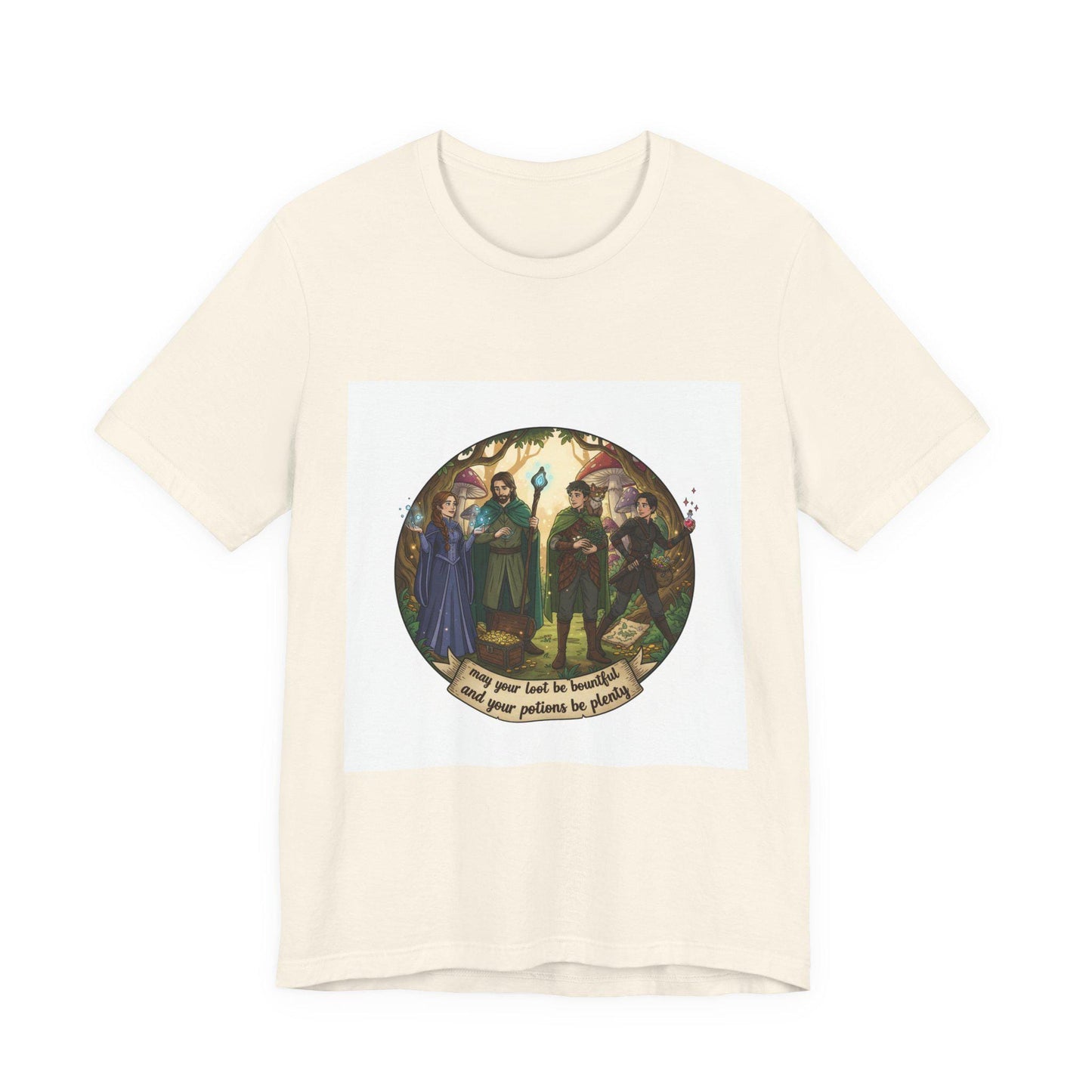 Fantasy Adventurers Party T-Shirt | RPG Character Group Tee