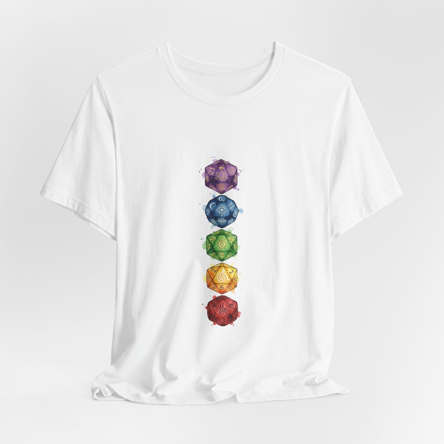 Chakra Crystals Tee | Witchy Medieval Fantasy, Faux-Medieval Typography Shirt