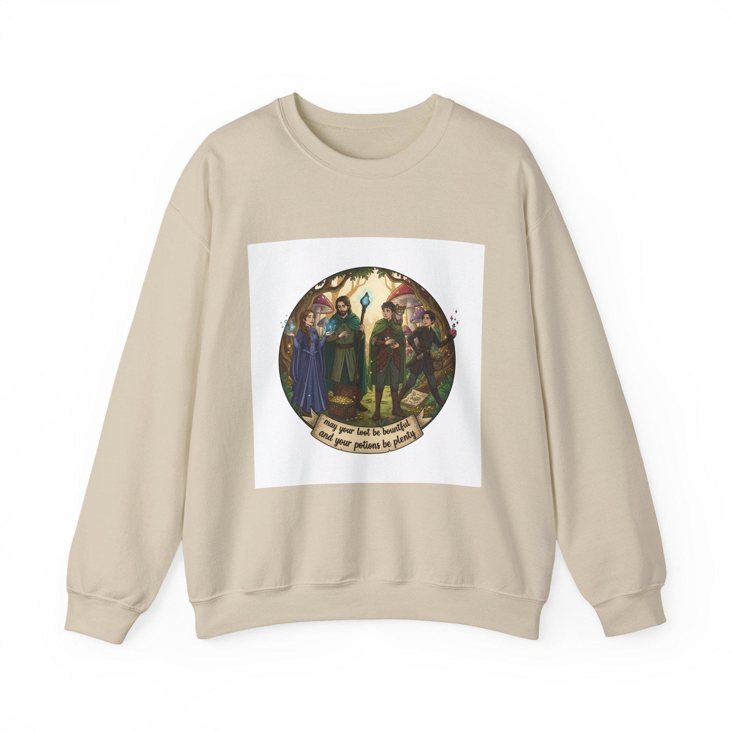 Questing Proclamation Crewneck Sweatshirt | medieval humor shirt, fantasy sarcastic tee