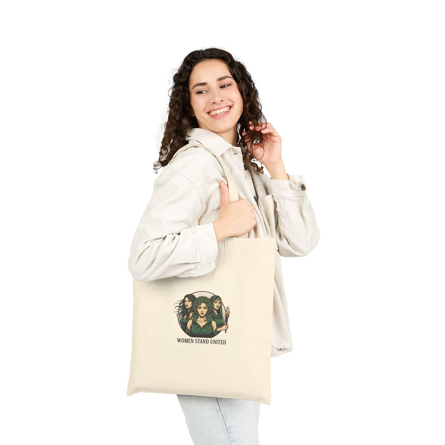 Mythic Women Line Art Tote | Stoic Philosophy, Bookish Design