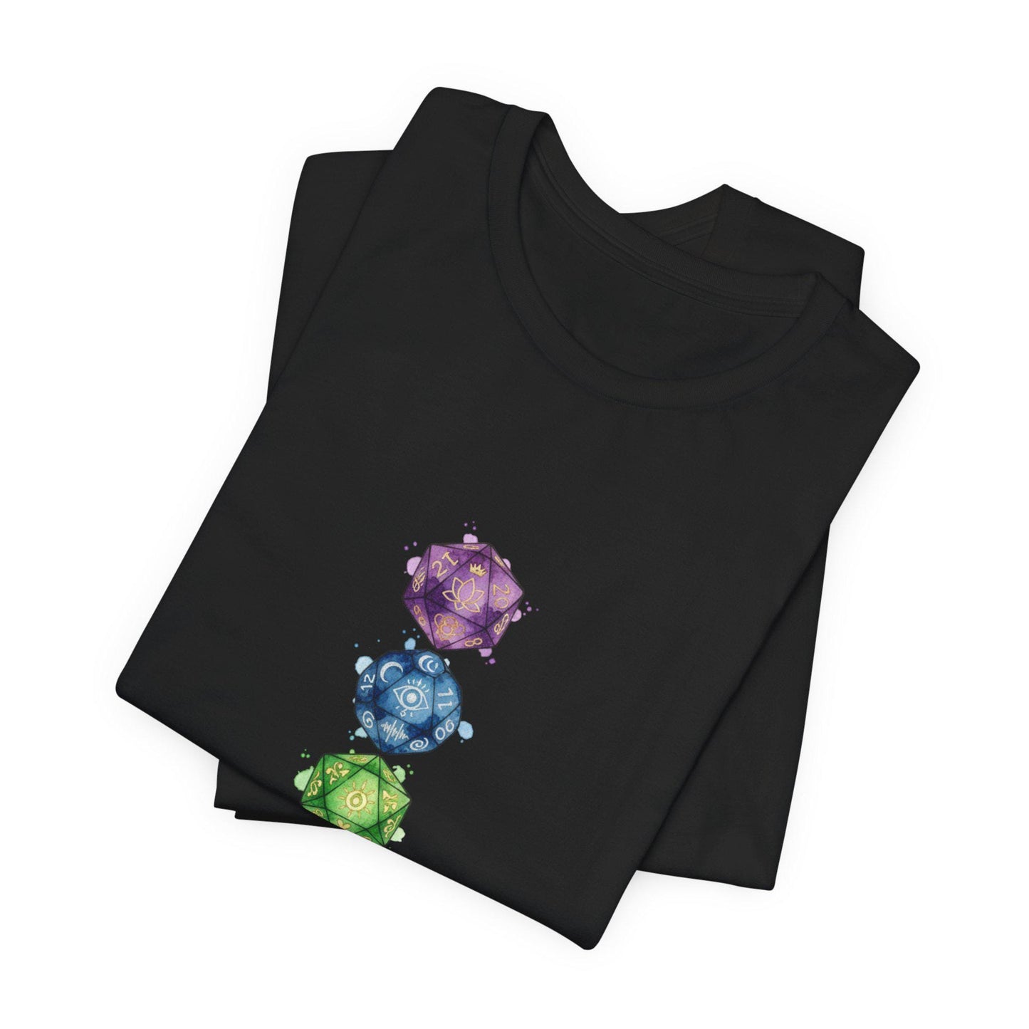 Chakra Crystals Tee | Witchy Medieval Fantasy, Faux-Medieval Typography Shirt