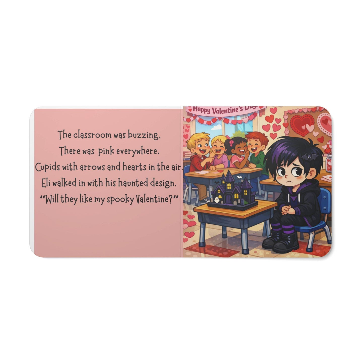 Spooky Valentine Board Book | Gothic Kids Story