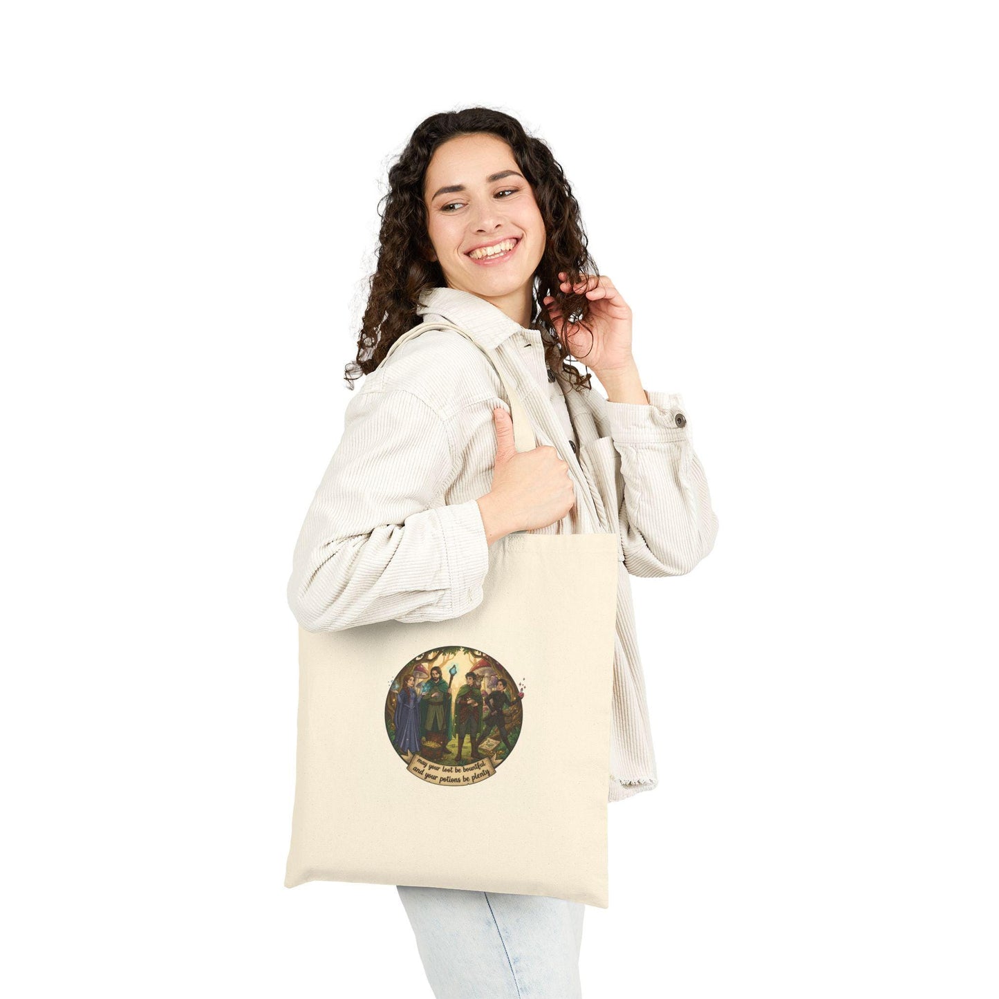 Olde Quest Proclamation Tote | Witchy Medieval Fantasy, Faux-Medieval Typography