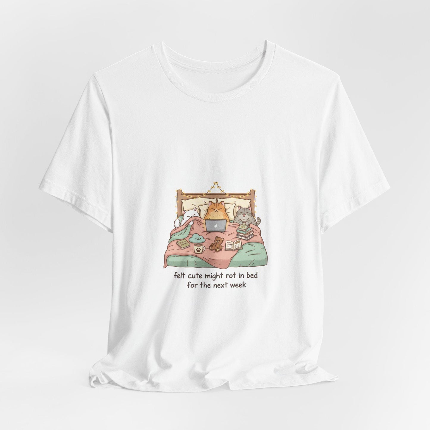 Bed Rot Bedscene Tee | sleepy humor, nap club restful vibes