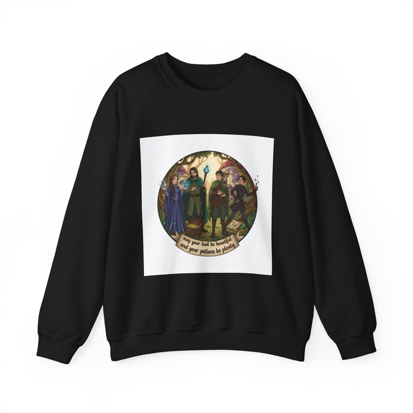 Questing Proclamation Crewneck Sweatshirt | medieval humor shirt, fantasy sarcastic tee