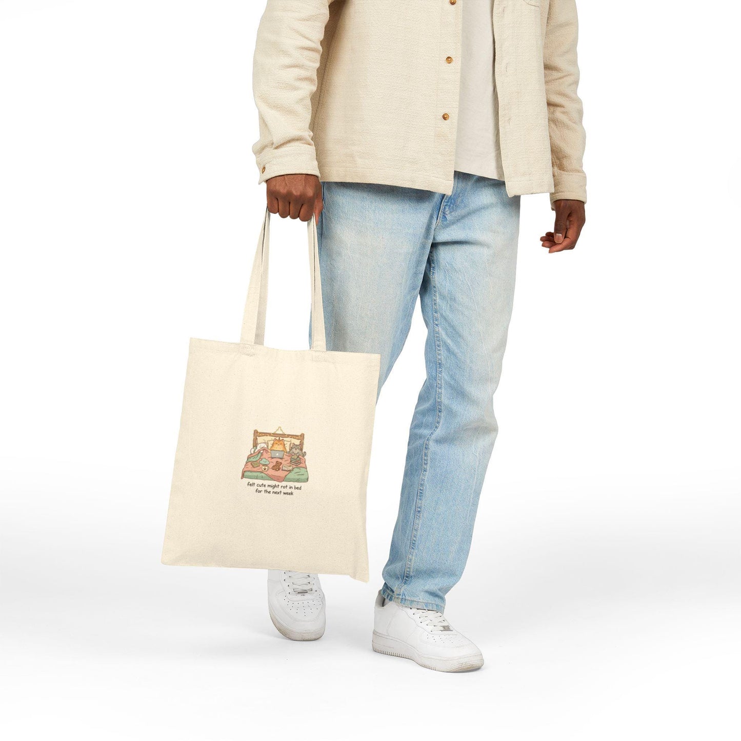 Bed Rot Nap Club Tote | Cotton Canvas, sleepy humor, restful vibes