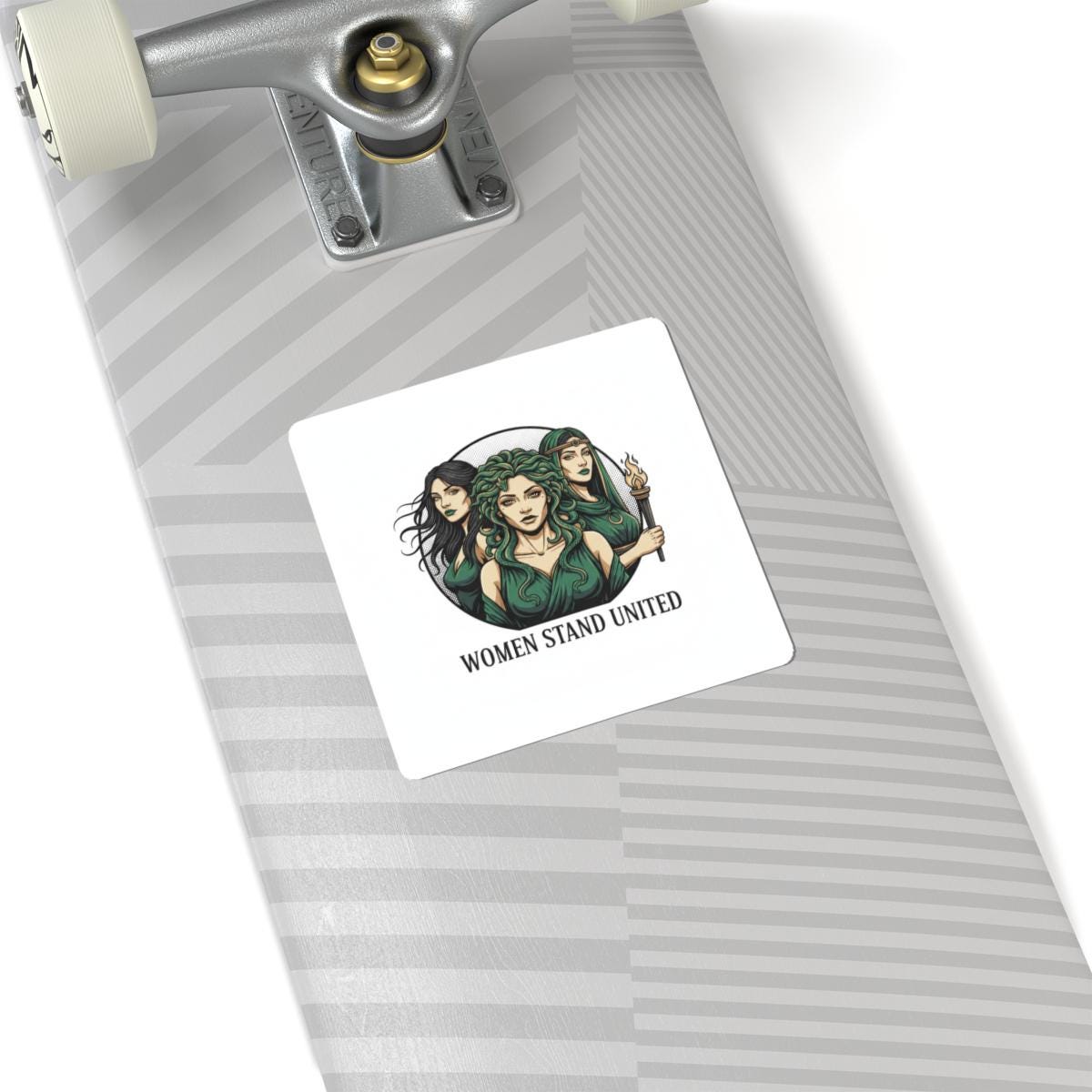 Women Stand United Sticker | Mythic minimal, stoic philosophy art
