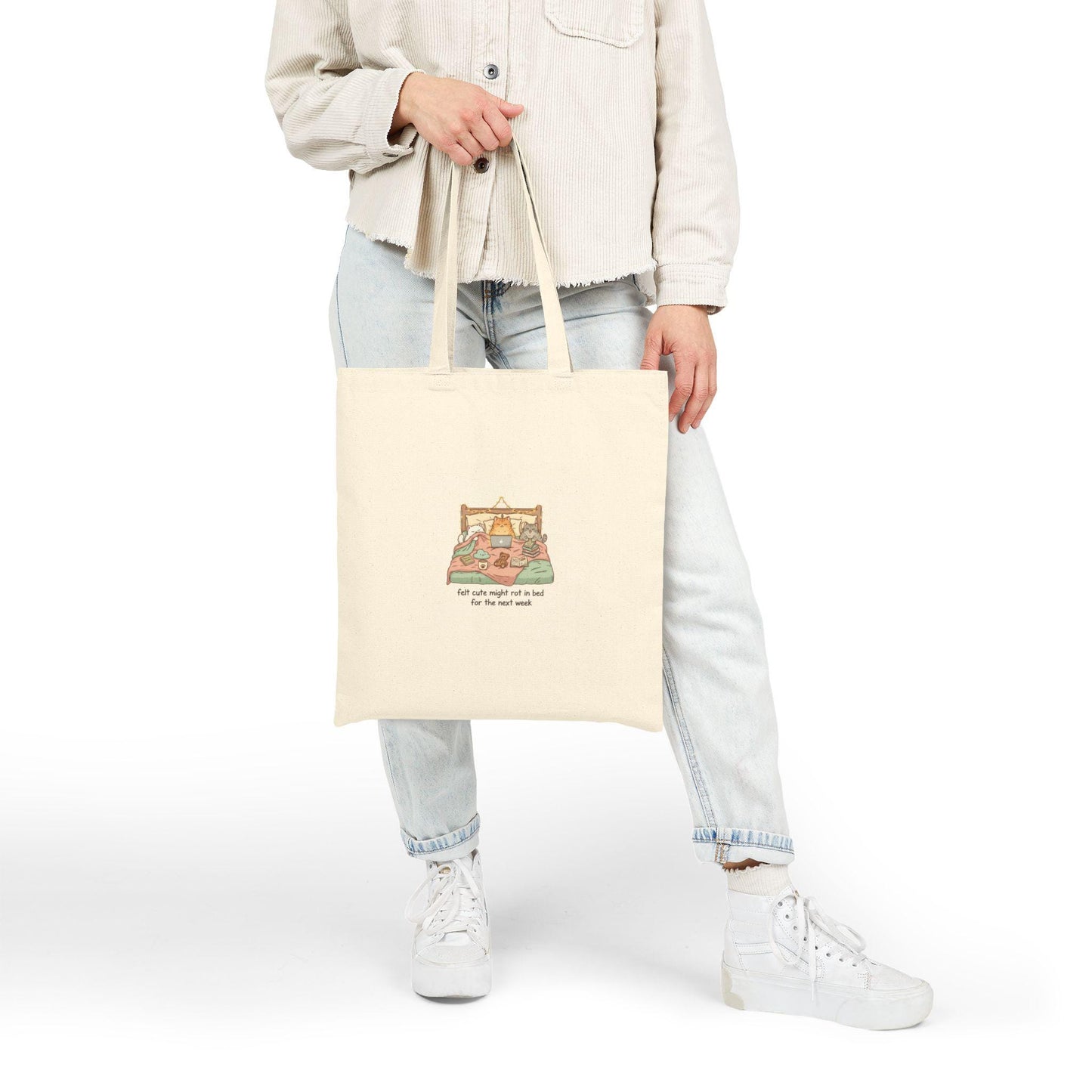 Bed Rot Nap Club Tote | Cotton Canvas, sleepy humor, restful vibes