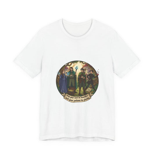 Fantasy Adventurers Party T-Shirt | RPG Character Group Tee