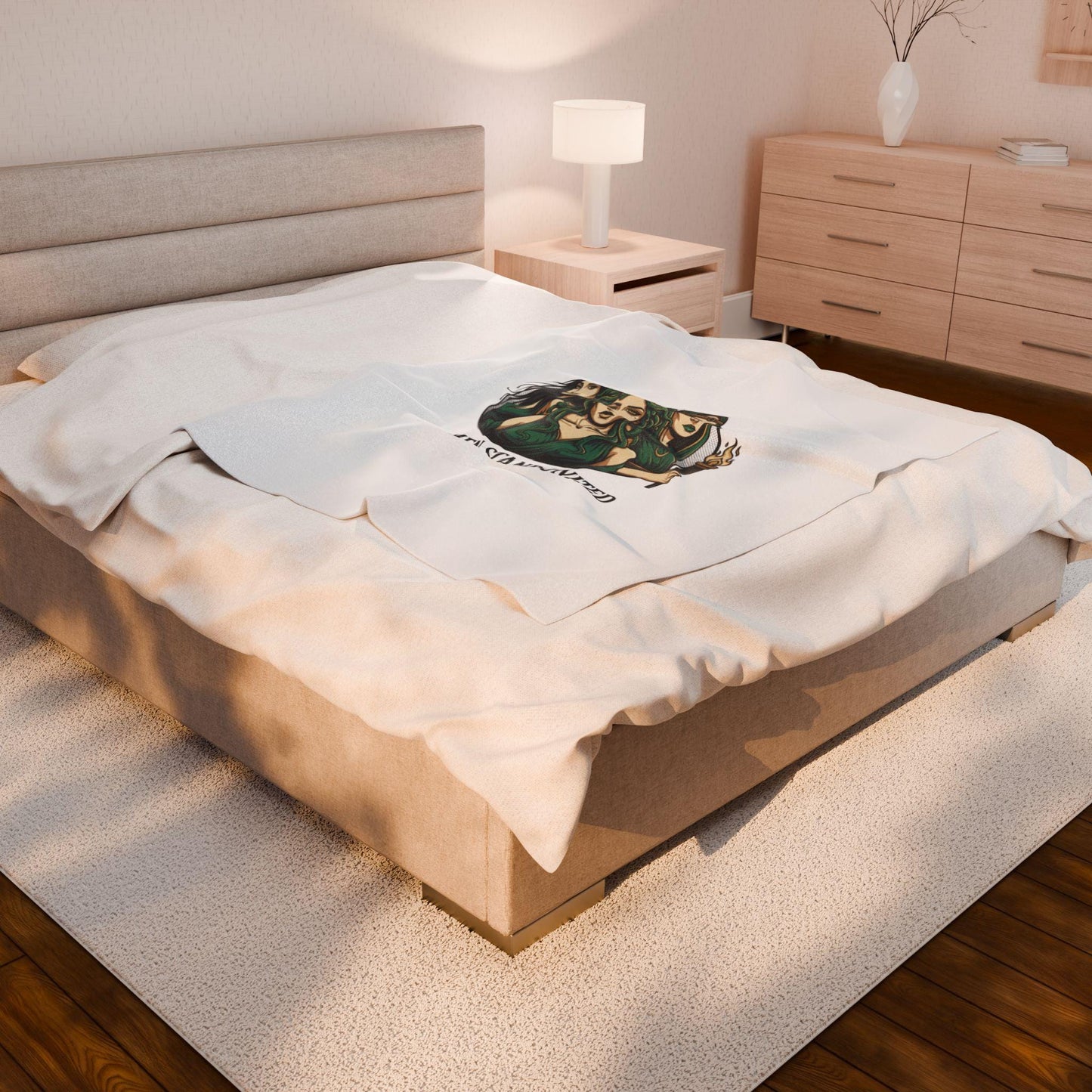 Women Stand United Blanket | Mythic Minimalism, stoic philosophy art