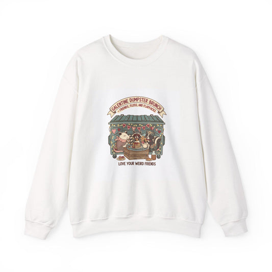 Dumpster Band Friends sweatshirt | Love Your Weird Friends crewneck