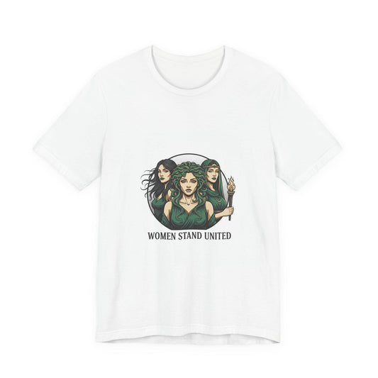 Women Stand United Tee | Mythic Minimalism, stoic philosophy art