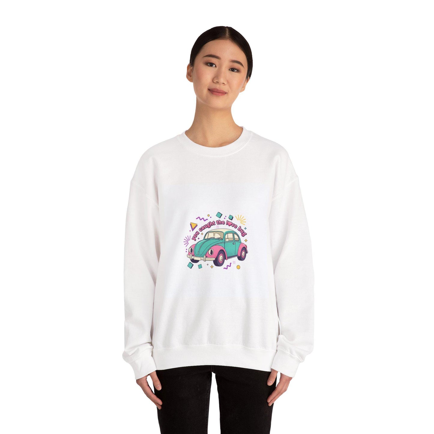 Retro Cartoon Car Sweatshirt | vintage car illustration, racing flame shirt