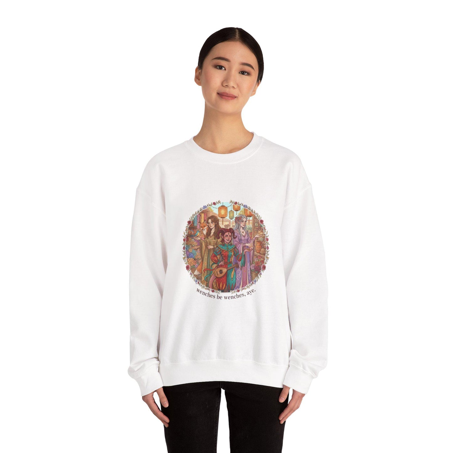Olde Quest Proclamation Crewneck Sweatshirt | medieval humor, fantasy sarcastic tee