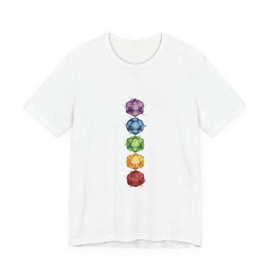 Chakra Crystals Tee | Witchy Medieval Fantasy, Faux-Medieval Typography Shirt