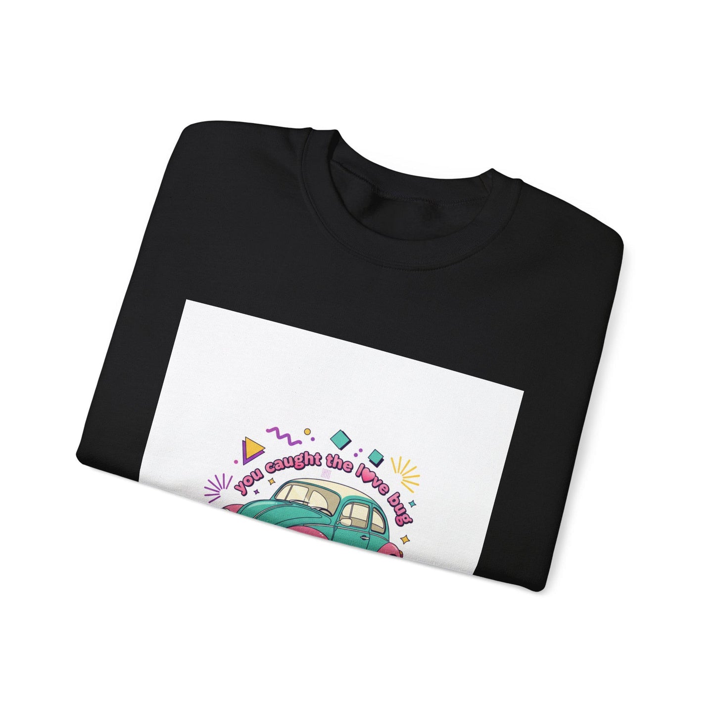 Retro Cartoon Car Sweatshirt | vintage car illustration, racing flame shirt