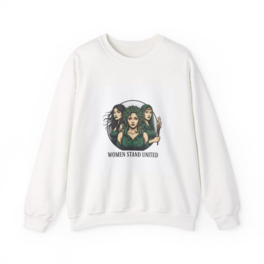 Women Stand United sweatshirt | mythic design, stoic philosophy art