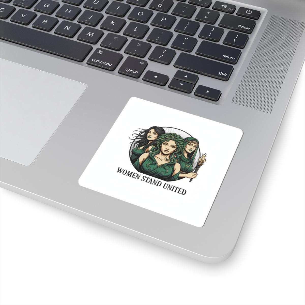 Women Stand United Sticker | Mythic minimal, stoic philosophy art