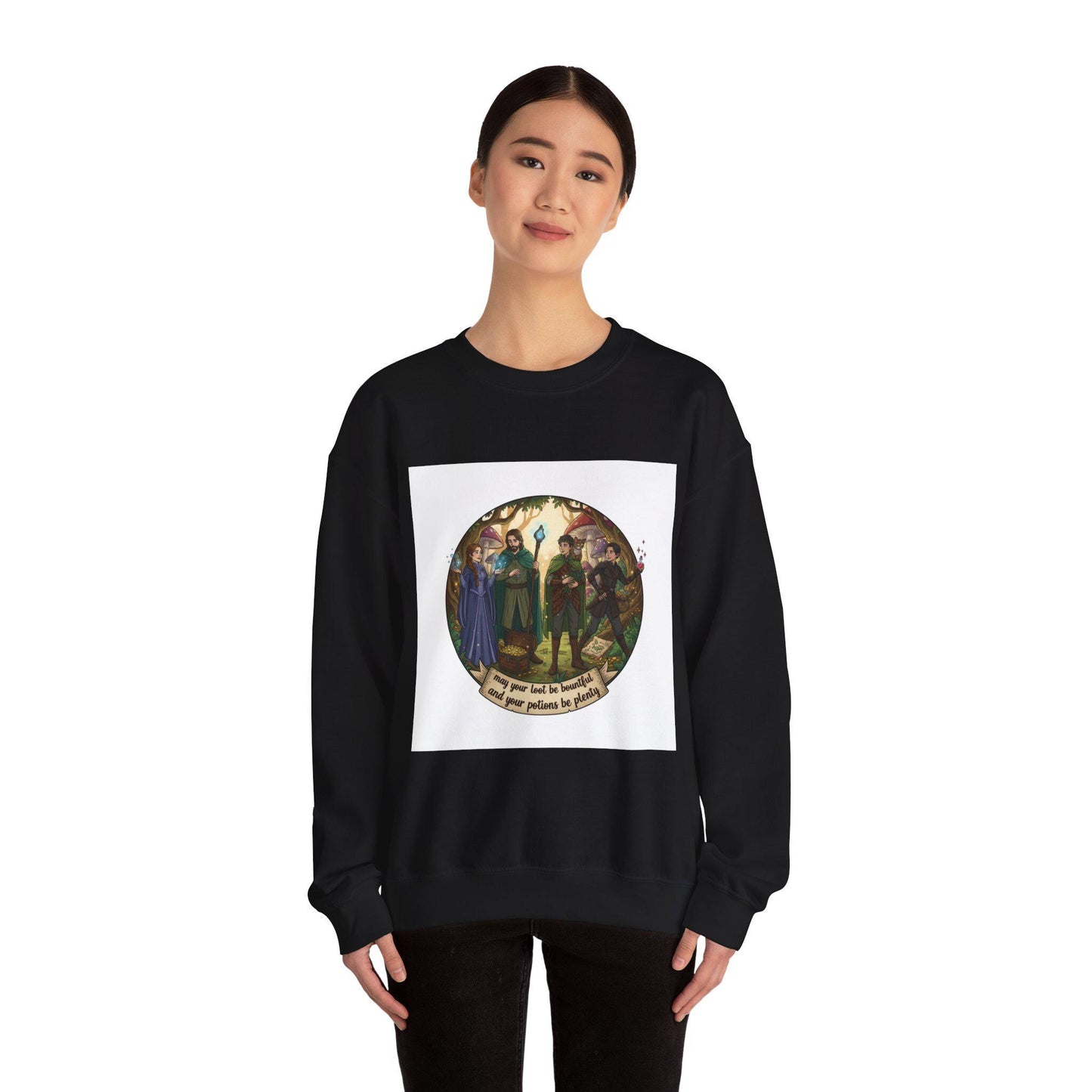 Questing Proclamation Crewneck Sweatshirt | medieval humor shirt, fantasy sarcastic tee