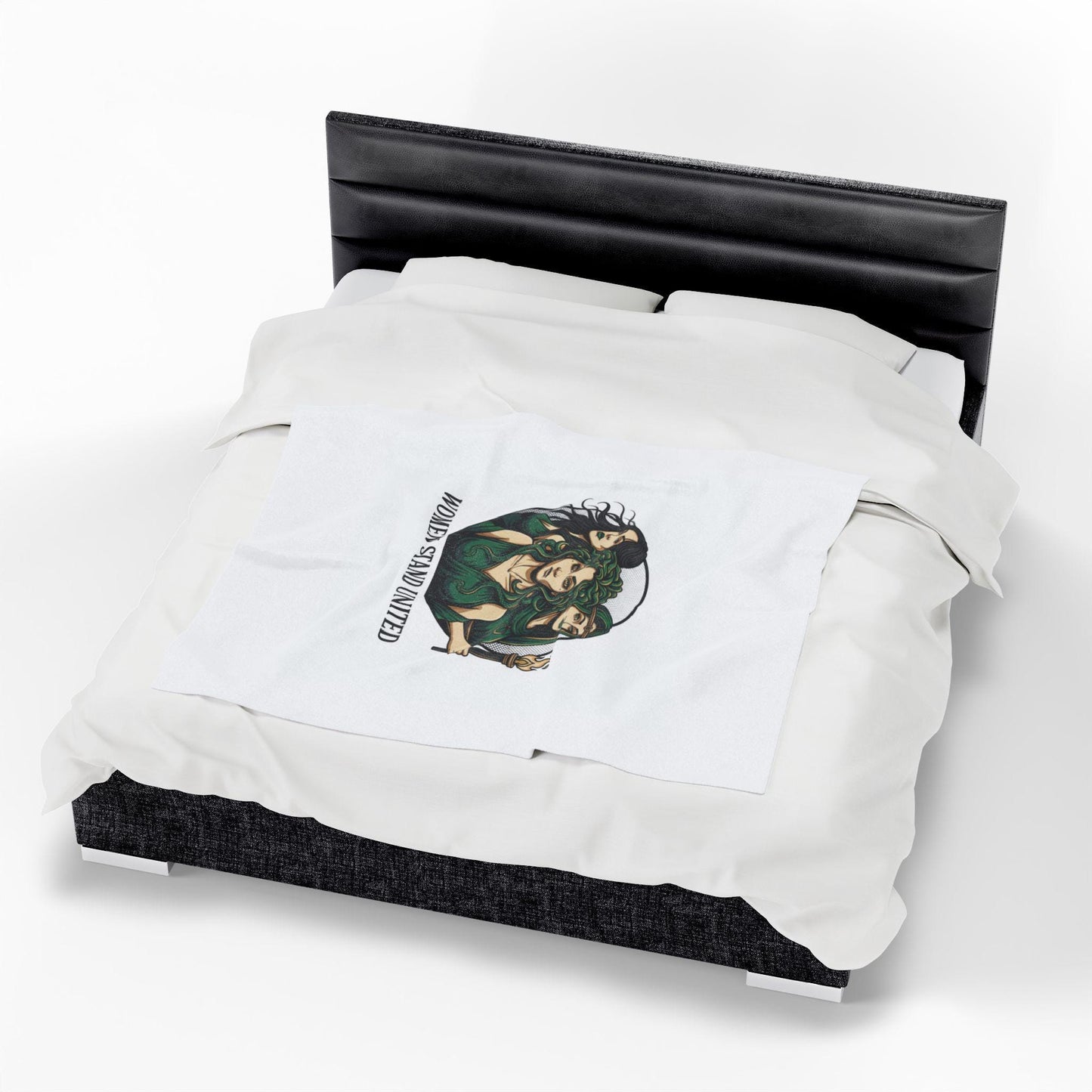 Women Stand United Blanket | Mythic Minimalism, stoic philosophy art