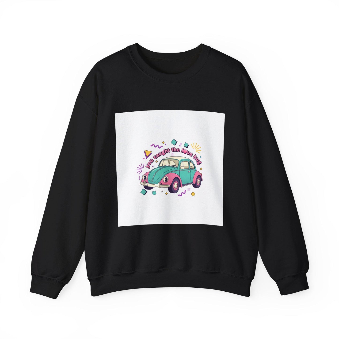 Retro Cartoon Car Sweatshirt | vintage car illustration, racing flame shirt
