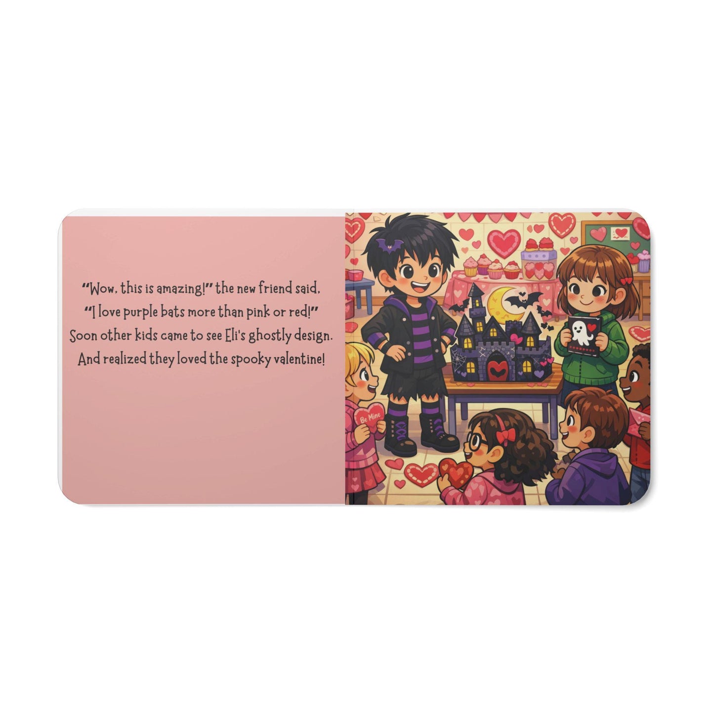 Spooky Valentine Board Book | Gothic Kids Story