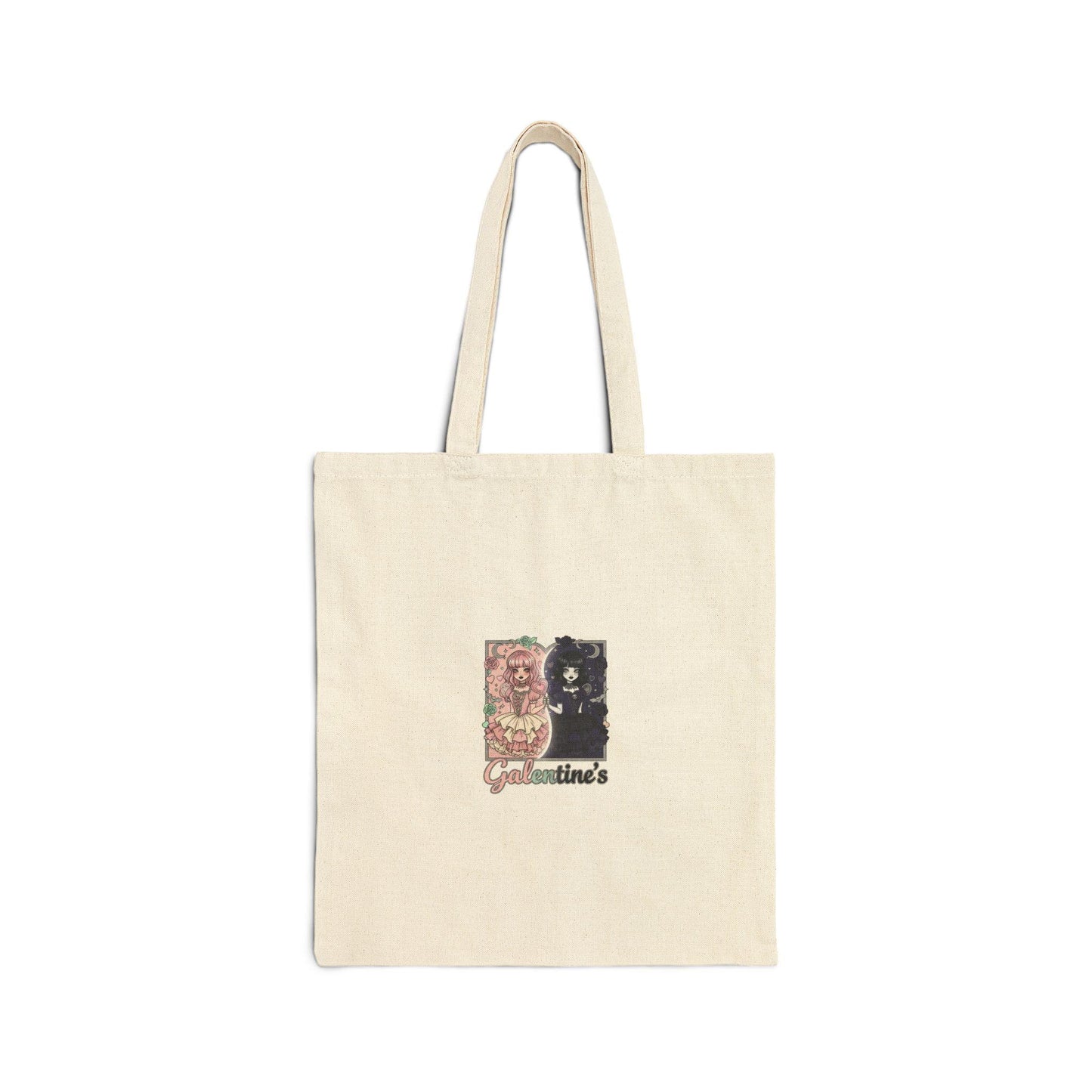 Vintage Floral and Black Cat Tote Bag | Retro Botanical Illustration, Small Canvas Tote