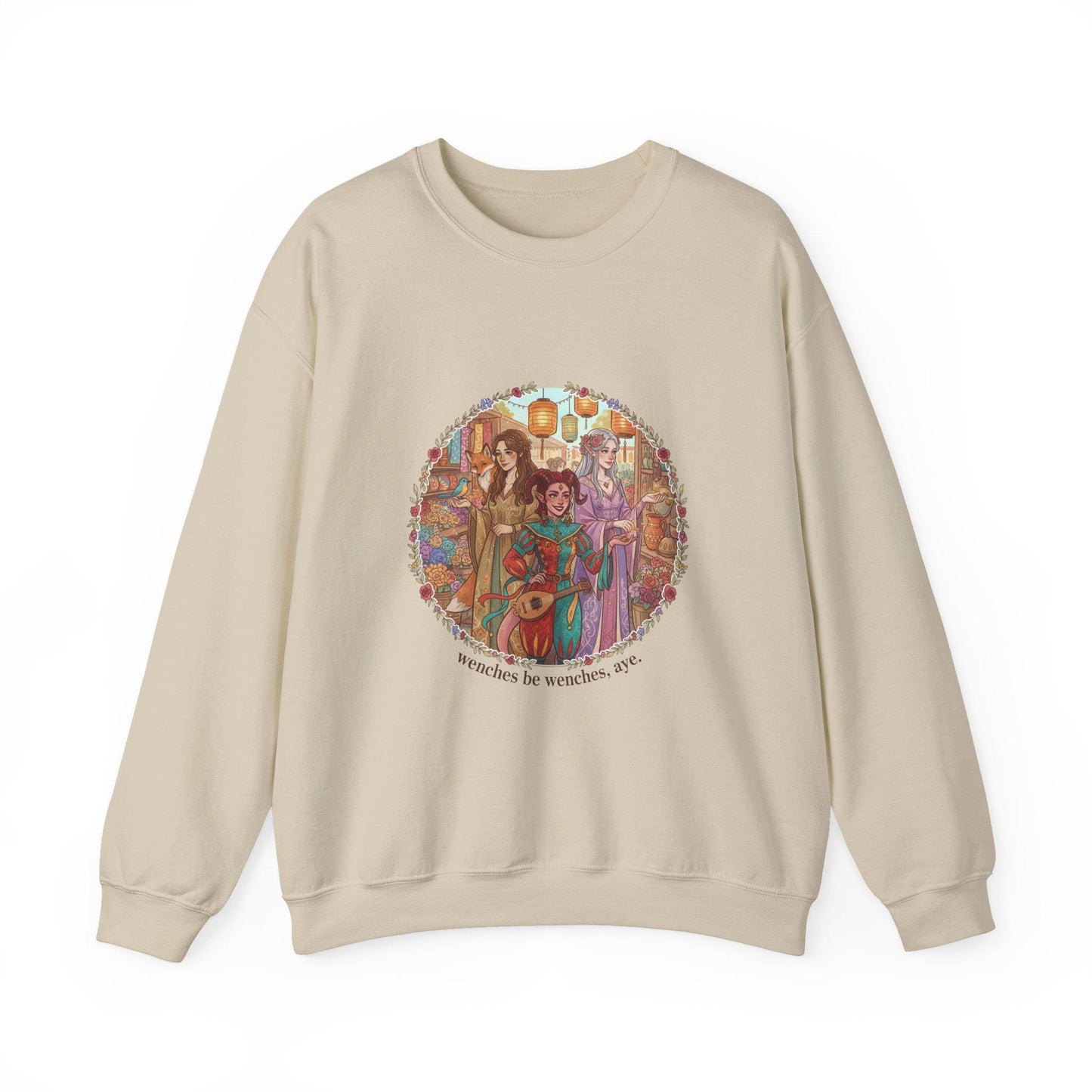 Olde Quest Proclamation Crewneck Sweatshirt | medieval humor, fantasy sarcastic tee