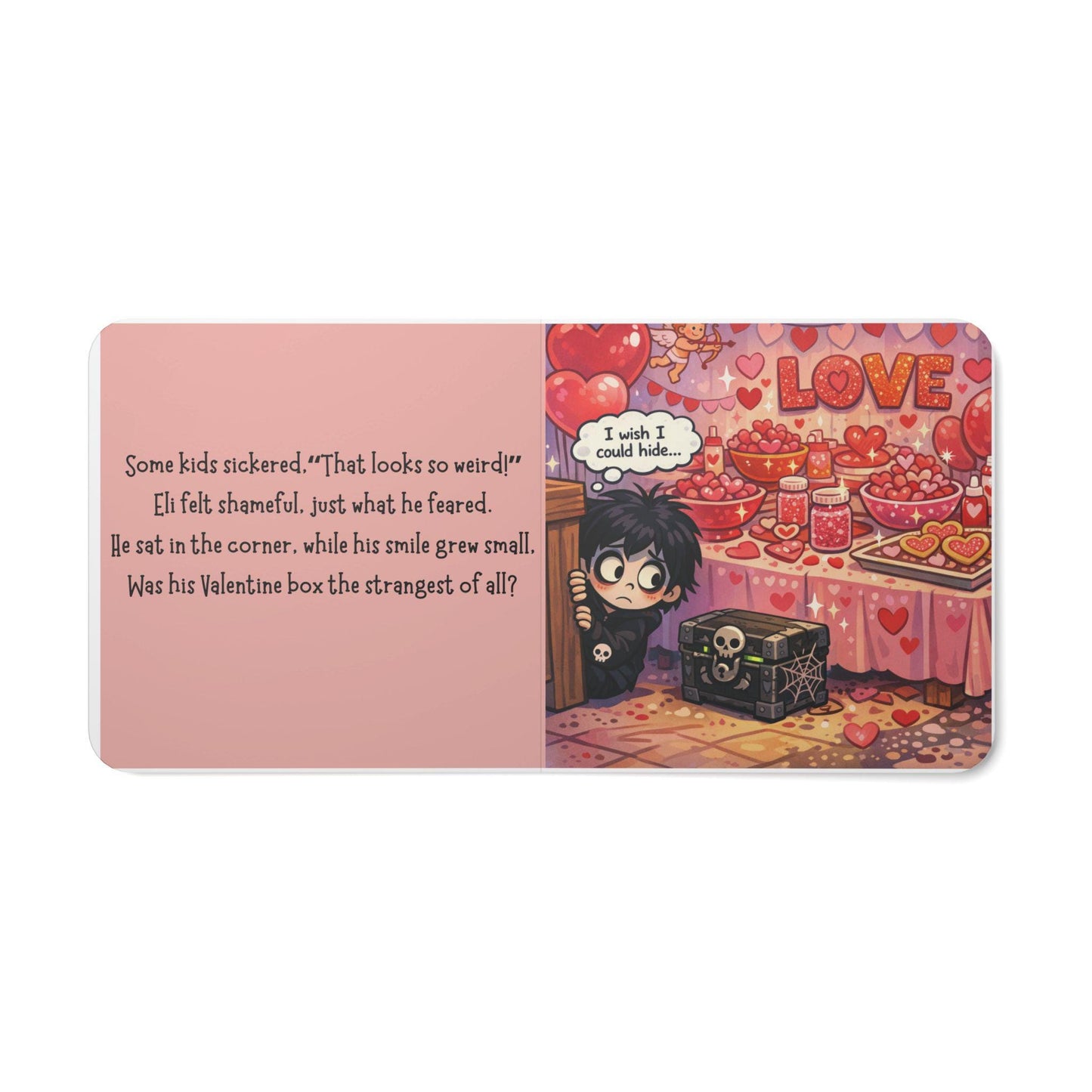 Spooky Valentine Board Book | Gothic Kids Story