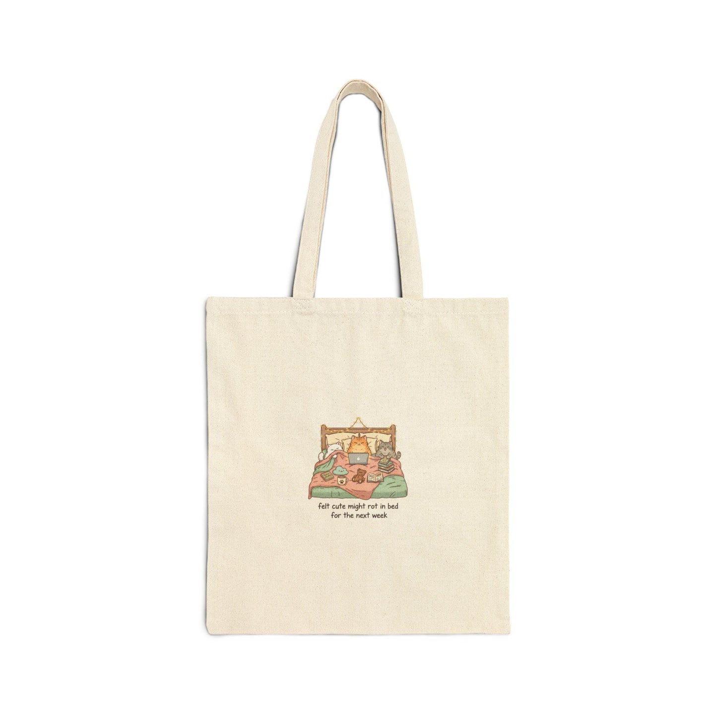 Bed Rot Nap Club Tote | Cotton Canvas, sleepy humor, restful vibes