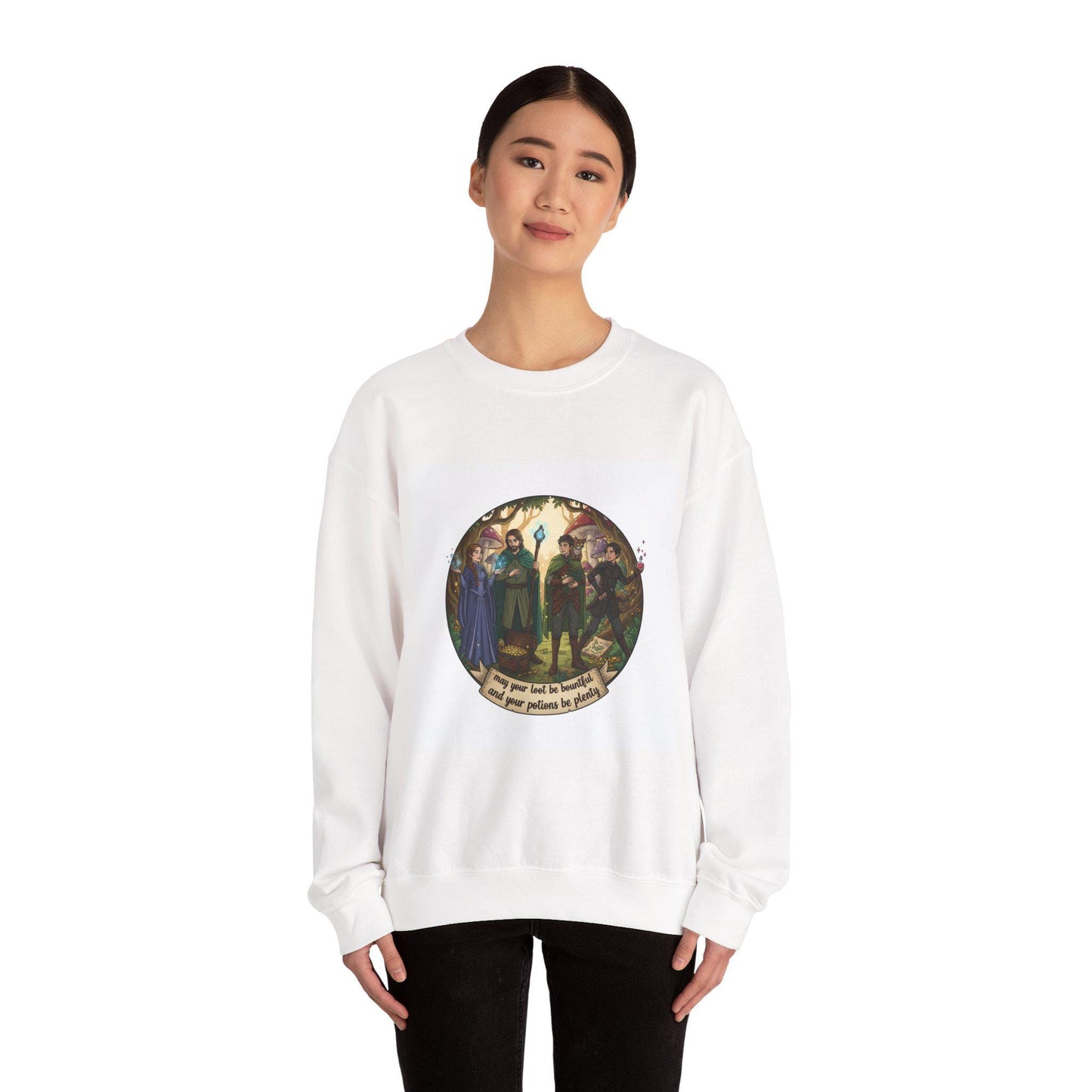 Questing Proclamation Crewneck Sweatshirt | medieval humor shirt, fantasy sarcastic tee