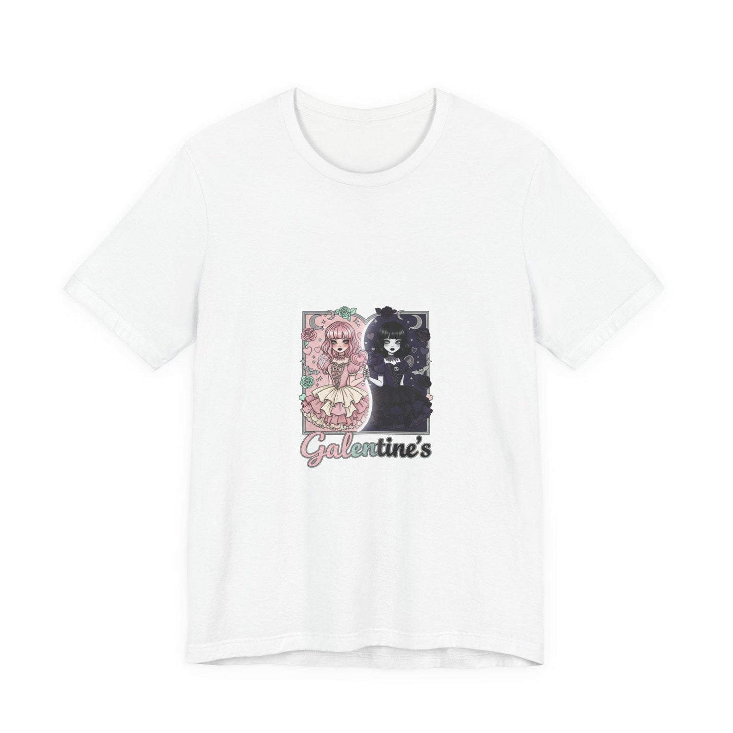 Galentine's Girly Goth Illustration Tee | Galentines T-Shirt