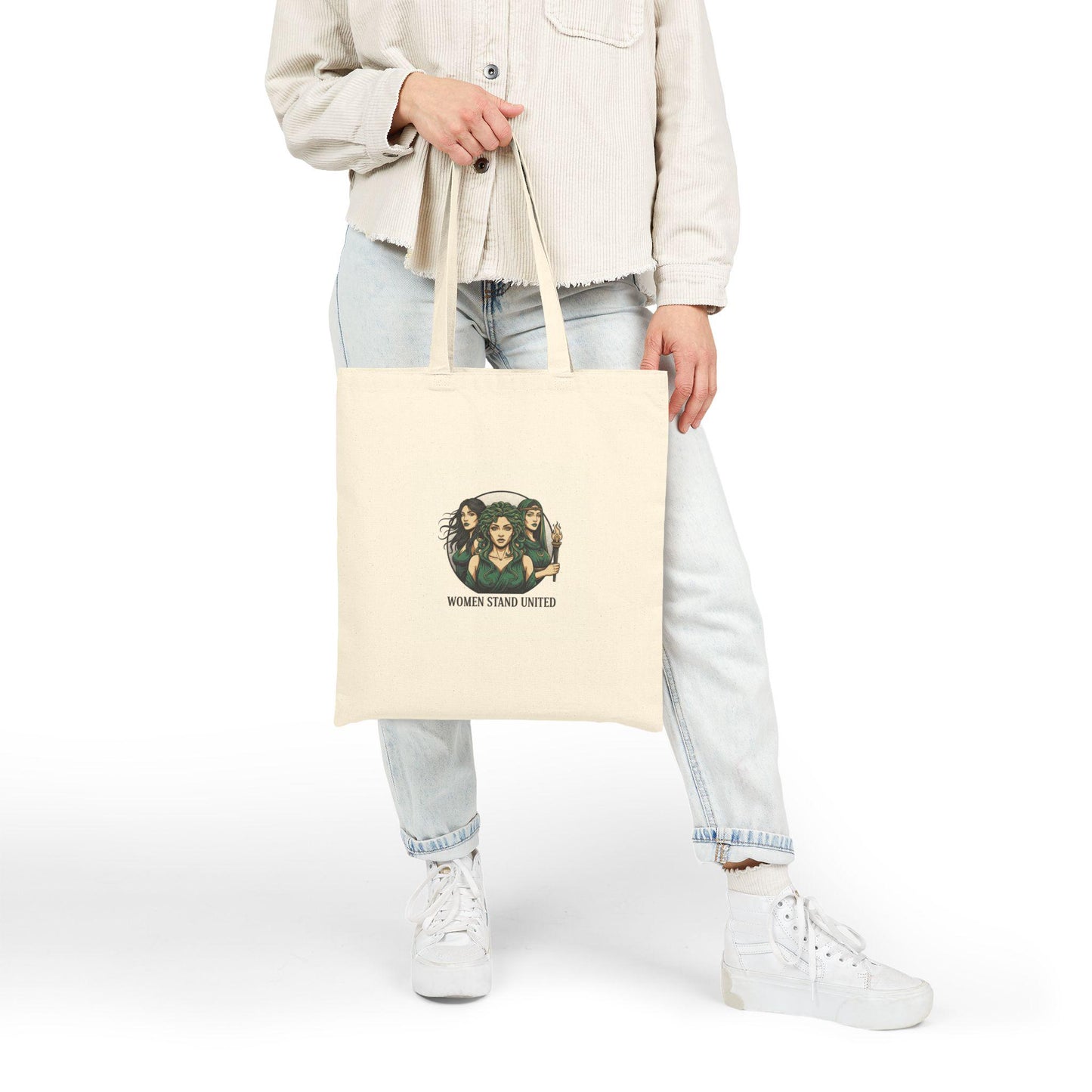 Mythic Women Line Art Tote | Stoic Philosophy, Bookish Design