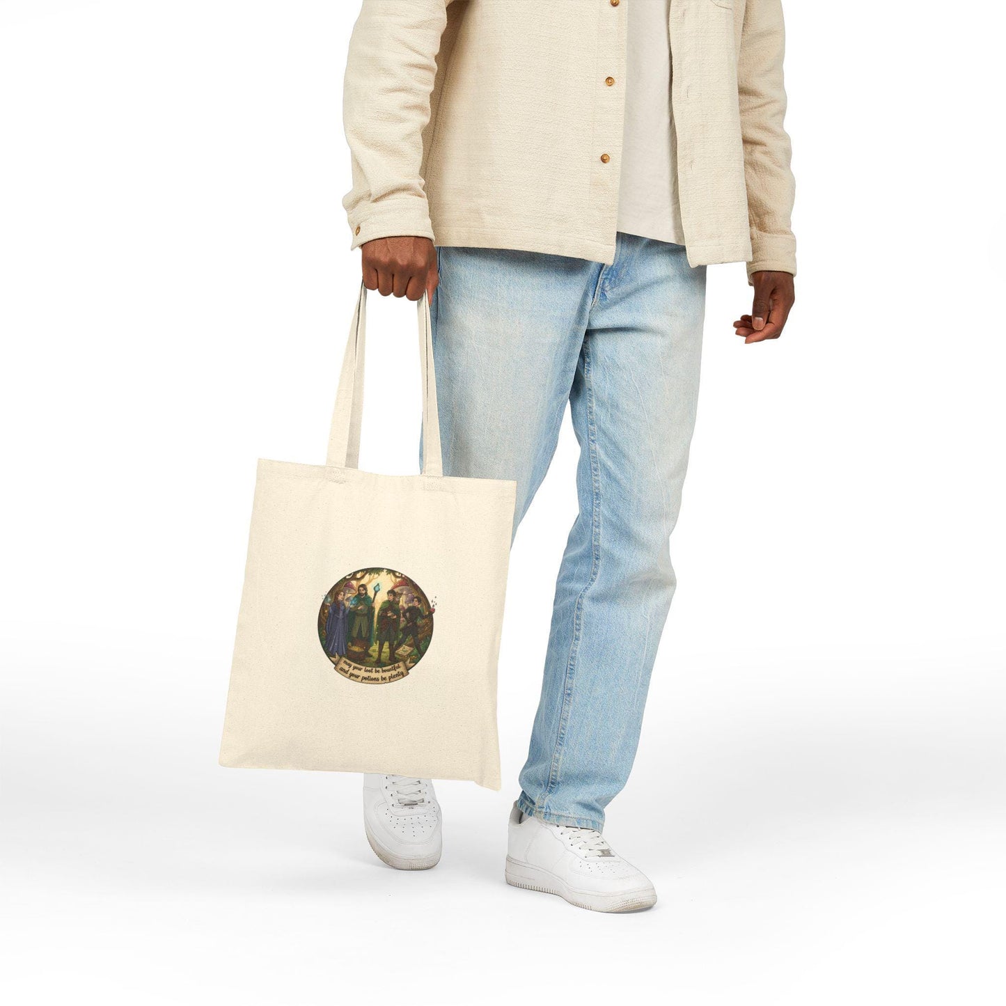Olde Quest Proclamation Tote | Witchy Medieval Fantasy, Faux-Medieval Typography