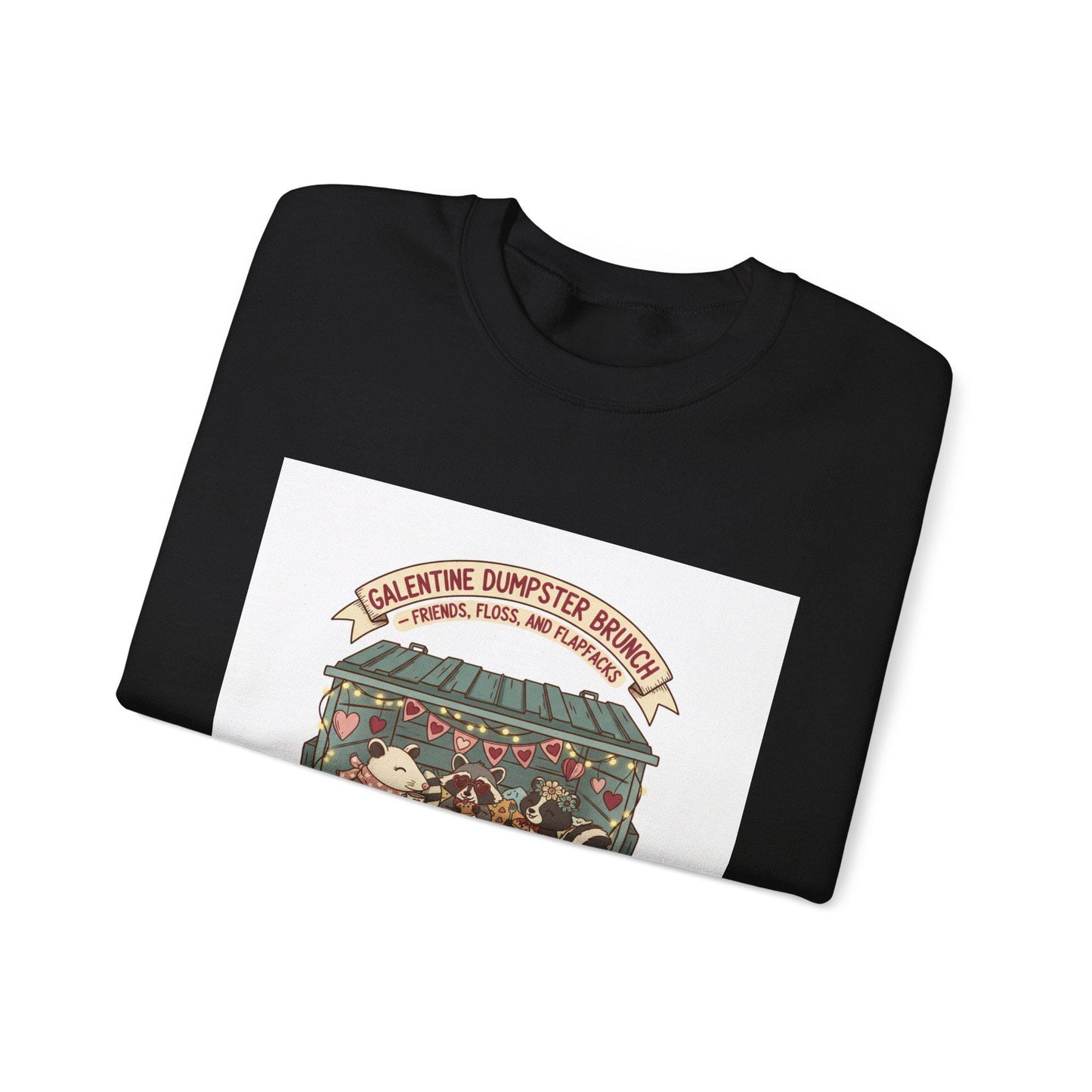 Dumpster Band Friends sweatshirt | Love Your Weird Friends crewneck