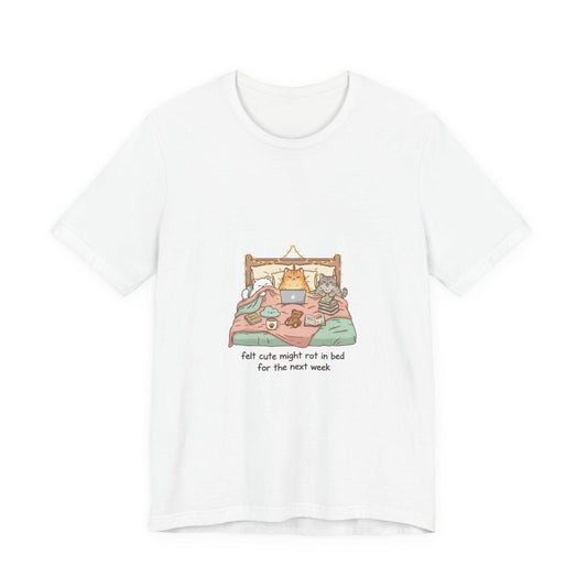 Bed Rot Bedscene Tee | sleepy humor, nap club restful vibes