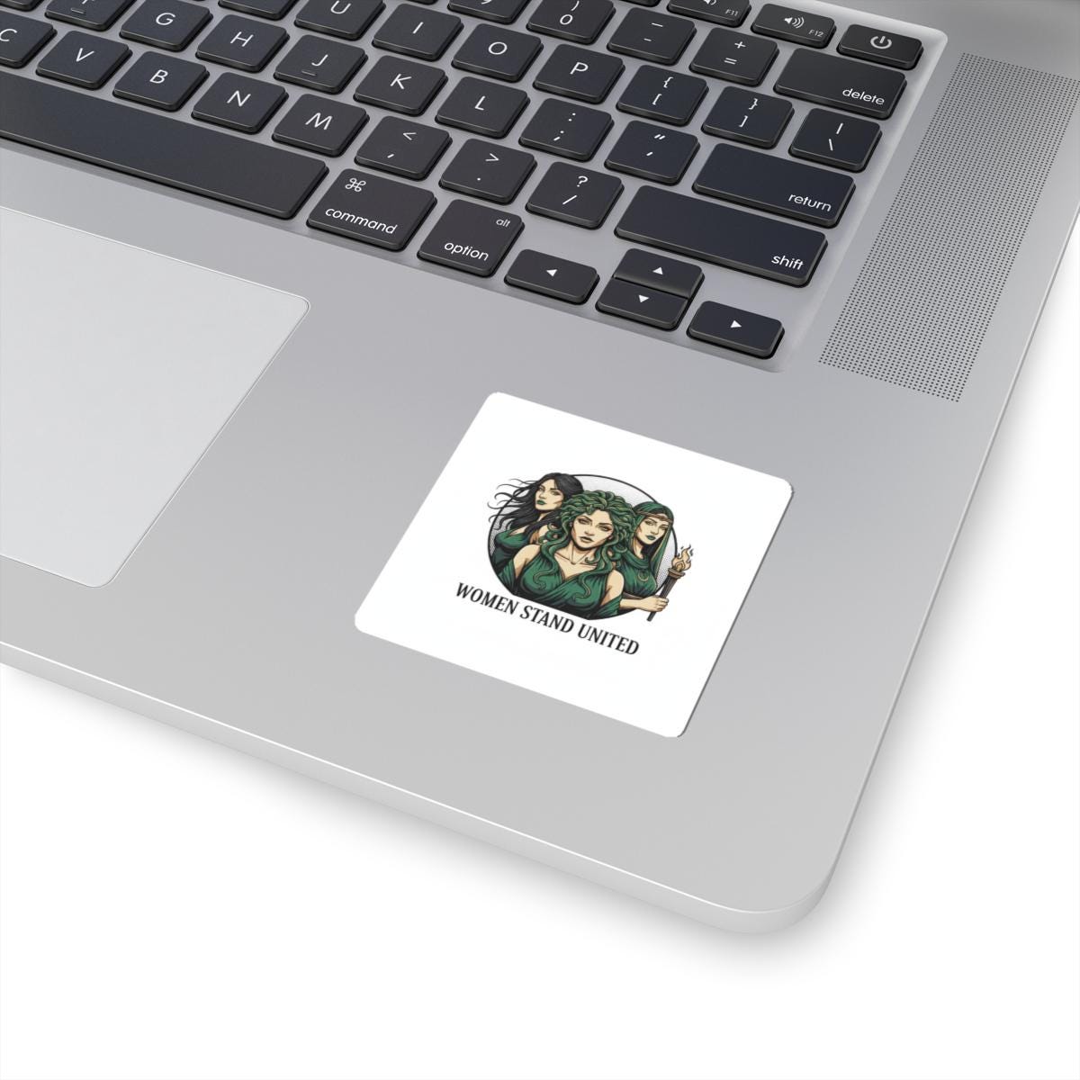 Women Stand United Sticker | Mythic minimal, stoic philosophy art