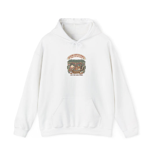 Chaotic Cute Galentine's Day Animals Brunch Hoodie